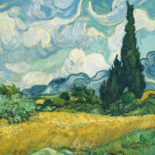 Vincent van Gogh, Wheat Field with Cypresses