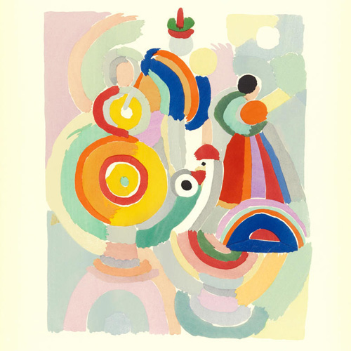 Sonia Delaunay, Plate 7 from Sonia Delaunay: Ses peintures, Ses objets, Ses tissus simultanés, Ses modes