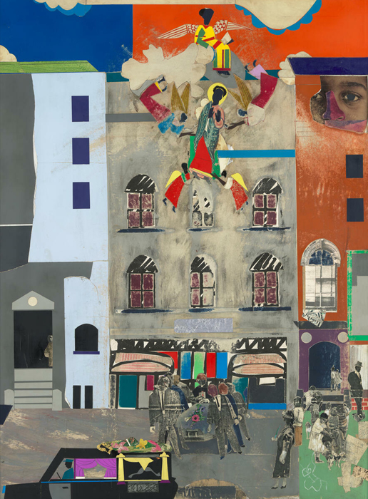 Romare Bearden, The Block (panel number two of six)