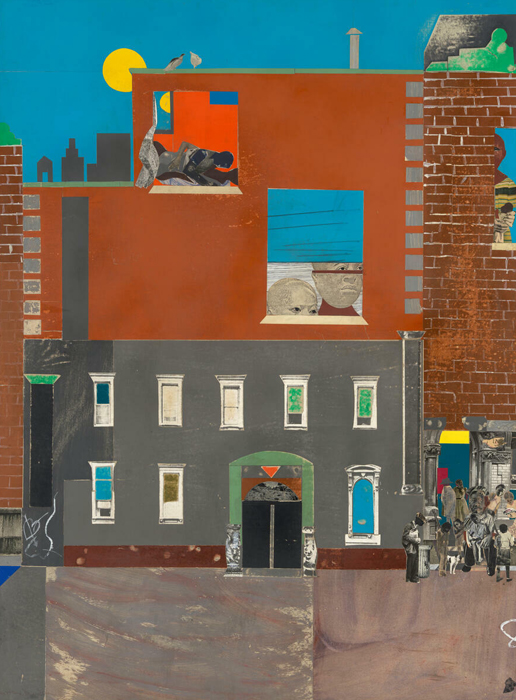 Romare Bearden, The Block (panel number five of six)