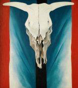 Georgia O'Keeffe - Cow's Skull: Red, White, and Blue