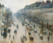 Camille Pissarro - The Boulevard Montmartre on a Winter Morning
