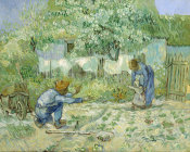 Vincent van Gogh - First Steps, after Millet