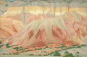 Georgia O'Keeffe - Red and Yellow Cliffs