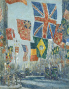 Childe Hassam - Avenue of the Allies, Great Britain, 1918