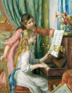 Auguste Renoir - Two Young Girls at the Piano