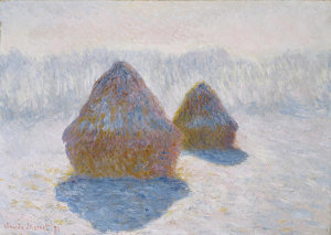 Claude Monet - Haystacks (Effect of Snow and Sun)