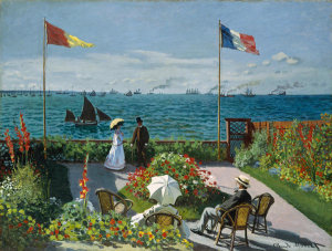 Claude Monet - Garden at Sainte-Adresse