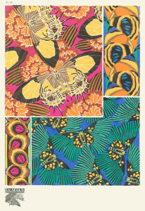 Emile-Allain Séguy - Butterflies, Plate 18