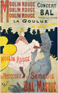Henri de Toulouse-Lautrec - Moulin Rouge: La Goulue, 1891