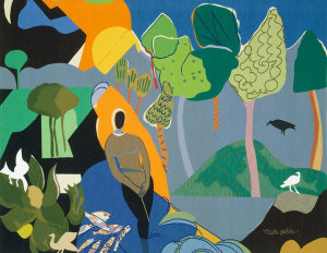 Romare Bearden - Tapestry "Recollection Pond"