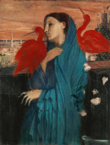 Edgar Degas - Young Woman with Ibis, 1857–58; reworked 1860–62