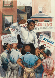 Dox Thrash - Untitled (Strike), ca. 1940