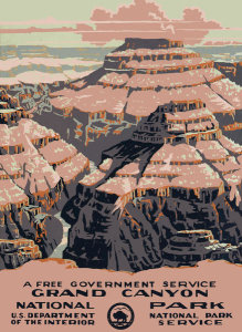 C. Don Powell - Grand Canyon National Park, A Free Government Service, ca. 1938