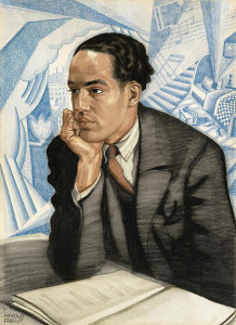 Winold Reiss - Langston Hughes, 1925