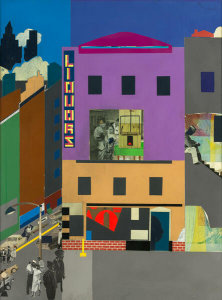 Romare Bearden - The Block (panel number one of six)