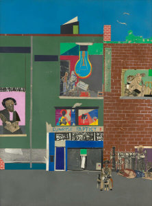 Romare Bearden - The Block (panel number four of six)