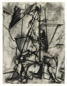 Lee Krasner - Nude Study from Life (Untitled Female Figure Study)