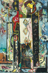 Jackson Pollock - Male and Female, 1942-43