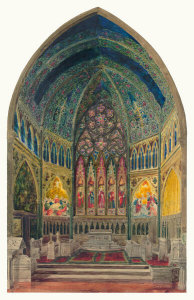 Louis C. Tiffany - Scheme for Decoration of the Chancel, Christ Church, Brooklyn, New York