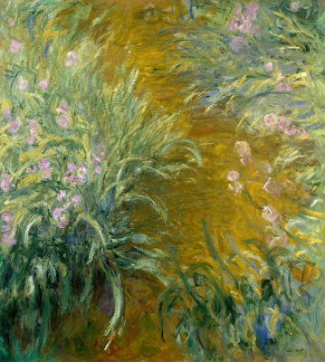 Claude Monet - The Path through the Irises