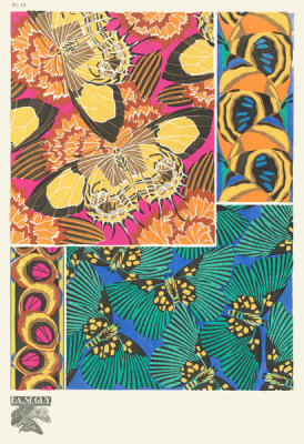 Emile-Allain Séguy - Butterflies, Plate 18