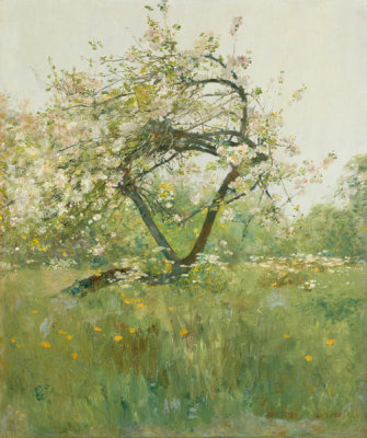Childe Hassam -  Peach Blossoms—Villiers-le-Bel
