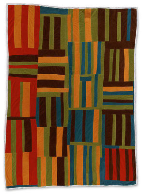 Willie "Ma Willie" Abrams - Roman Stripes quilt