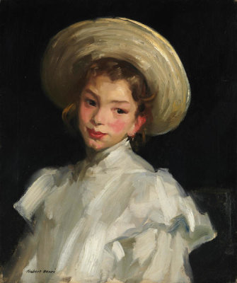 Robert Henri - Dutch Girl in White, 1907