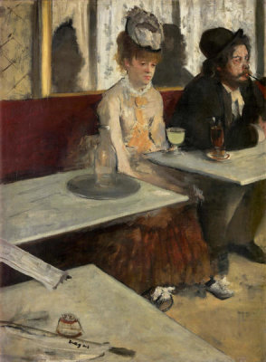 Edgar Degas - In a Café (The Absinthe Drinker), 1875–76​