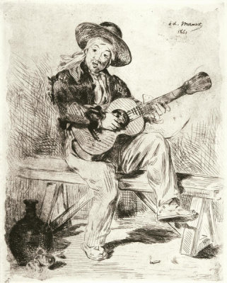 Édouard Manet - The Spanish Singer, 1861–62