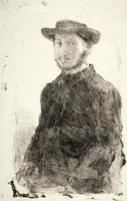 Edgar Degas - Self-Portrait, 1857