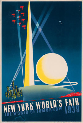 Joseph Binder - New York World's Fair, The World of Tomorrow, 1939