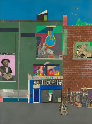 Romare Bearden - The Block (panel number four of six)