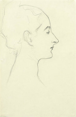 John Singer Sargent - Virginie Amélie Avegno Gautreau, Study for "Madame X", 1883–84