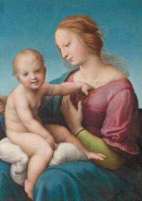 Raphael - The Virgin and Child (The Niccolini-Cowper Madonna; The Large Cowper Madonna)