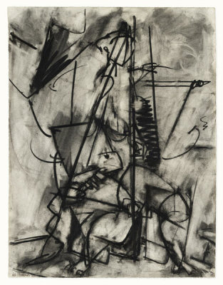 Lee Krasner - Nude Study from Life (Untitled Female Figure Study)