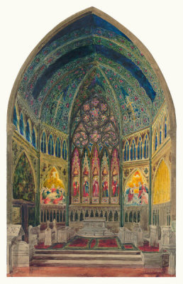 Louis C. Tiffany - Scheme for Decoration of the Chancel, Christ Church, Brooklyn, New York